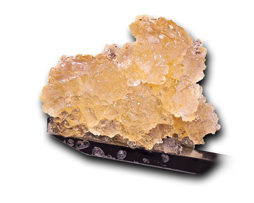 Honey Crystal extract on a dab tool